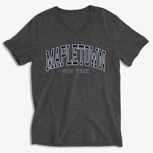 Mapletown New York Traditional Soft Lightweight V-Neck