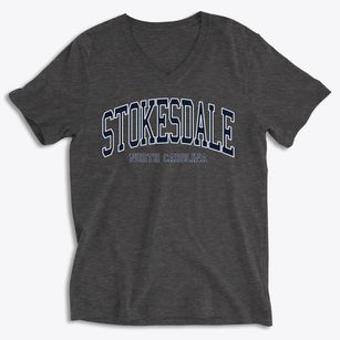 Stokesdale North Carolina Traditional Soft Lightweight V-Neck
