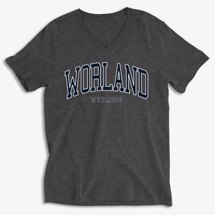 Worland Wyoming Traditional Soft Lightweight V-Neck