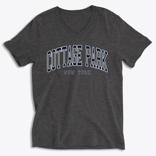 Cottage Park New York Traditional Soft Lightweight V-Neck