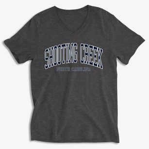 Shooting Creek North Carolina Traditional Soft Lightweight V-Neck