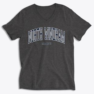 North Windham Maine Traditional Soft Lightweight V-Neck