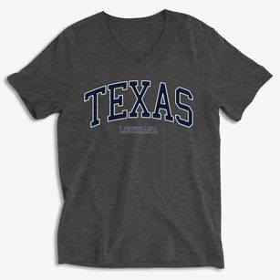 Texas Louisiana Traditional Soft Lightweight V-Neck