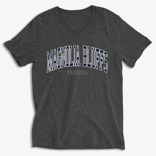 Magnolia Bluffs Florida Traditional Soft Lightweight V-Neck