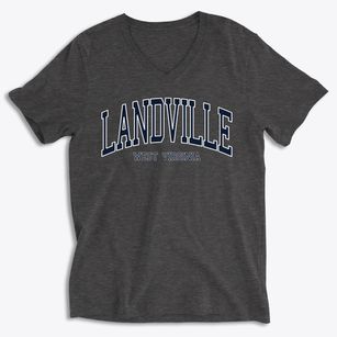 Landville West Virginia Traditional Soft Lightweight V-Neck