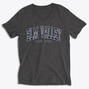 Elm Valley New York Traditional Soft Lightweight V-Neck