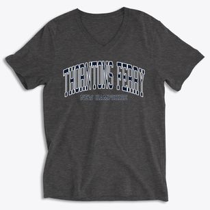 Thorntons Ferry New Hampshire Traditional Soft Lightweight V-Neck