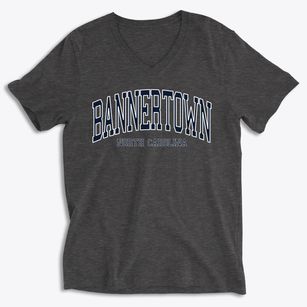 Bannertown North Carolina Traditional Soft Lightweight V-Neck