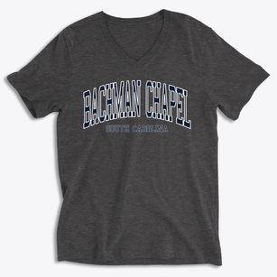 Bachman Chapel South Carolina Traditional Soft Lightweight V-Neck