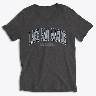 Lake San Marcos California Traditional Soft Lightweight V-Neck