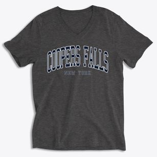 Coopers Falls New York Traditional Soft Lightweight V-Neck