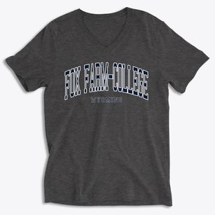 Fox Farm-college Wyoming Traditional Soft Lightweight V-Neck