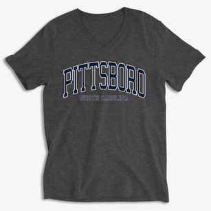 Pittsboro North Carolina Traditional Soft Lightweight V-Neck