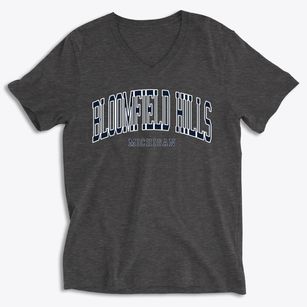 Bloomfield Hills Michigan Traditional Soft Lightweight V-Neck