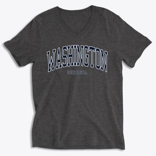 Washington Georgia Traditional Soft Lightweight V-Neck