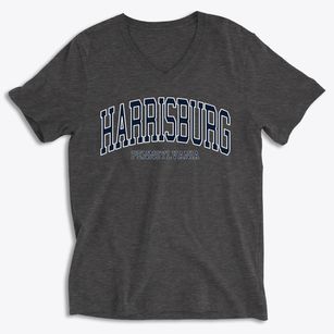 Harrisburg Pennsylvania Traditional Soft Lightweight V-Neck
