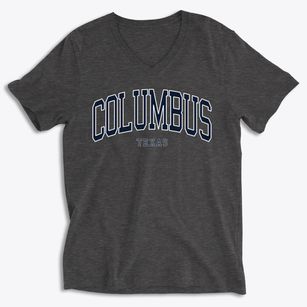 Columbus Texas Traditional Soft Lightweight V-Neck