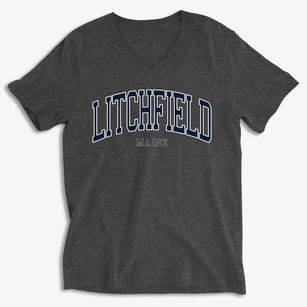 Litchfield Maine Traditional Soft Lightweight V-Neck