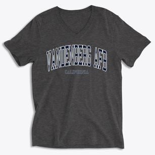 Vandenberg Afb California Traditional Soft Lightweight V-Neck