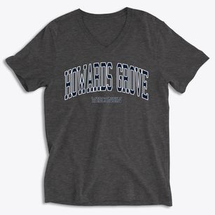 Howards Grove Wisconsin Traditional Soft Lightweight V-Neck