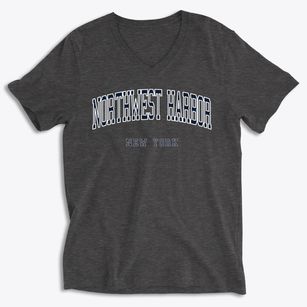 Northwest Harbor New York Traditional Soft Lightweight V-Neck