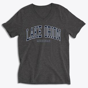 Lake Orion Michigan Traditional Soft Lightweight V-Neck