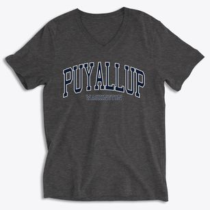 Puyallup Washington Traditional Soft Lightweight V-Neck