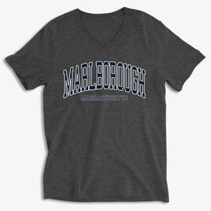 Marlborough Massachusetts Traditional Soft Lightweight V-Neck