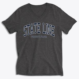 State Line Pennsylvania Traditional Soft Lightweight V-Neck