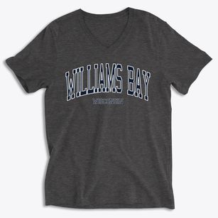 Williams Bay Wisconsin Traditional Soft Lightweight V-Neck