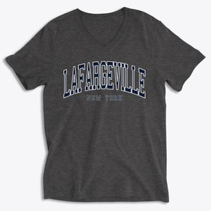Lafargeville New York Traditional Soft Lightweight V-Neck