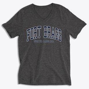 Fort Bragg North Carolina Traditional Soft Lightweight V-Neck