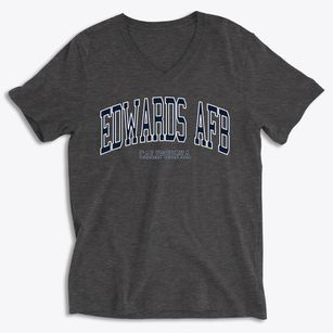 Edwards Afb California Traditional Soft Lightweight V-Neck