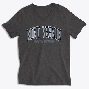 Mont Vernon New Hampshire Traditional Soft Lightweight V-Neck