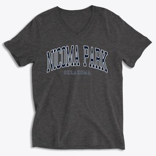 Nicoma Park Oklahoma Traditional Soft Lightweight V-Neck