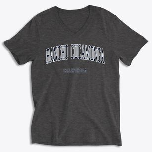 Rancho Cucamonga California Traditional Soft Lightweight V-Neck