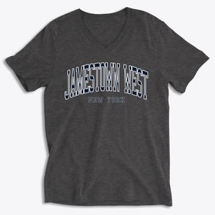 Jamestown West New York Traditional Soft Lightweight V-Neck