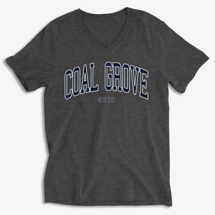 Coal Grove Ohio Traditional Soft Lightweight V-Neck