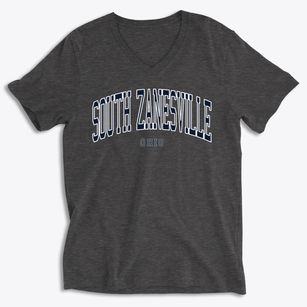 South Zanesville Ohio Traditional Soft Lightweight V-Neck