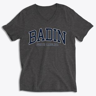 Badin North Carolina Traditional Soft Lightweight V-Neck