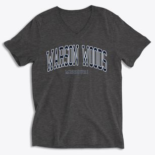 Warson Woods Missouri Traditional Soft Lightweight V-Neck