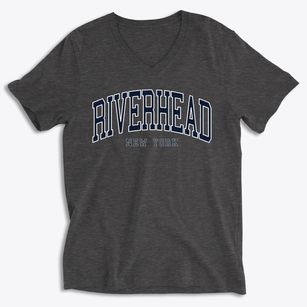Riverhead New York Traditional Soft Lightweight V-Neck