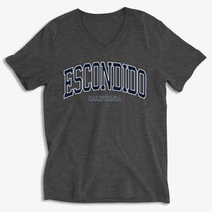 Escondido California Traditional Soft Lightweight V-Neck