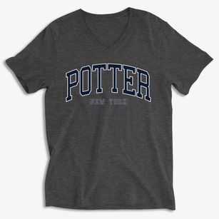 Potter New York Traditional Soft Lightweight V-Neck