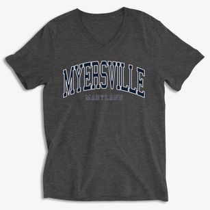 Myersville Maryland Traditional Soft Lightweight V-Neck