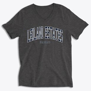 Leilani Estates Hawaii Traditional Soft Lightweight V-Neck