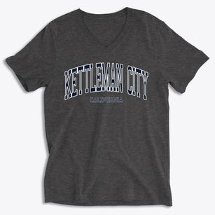 Kettleman City California Traditional Soft Lightweight V-Neck