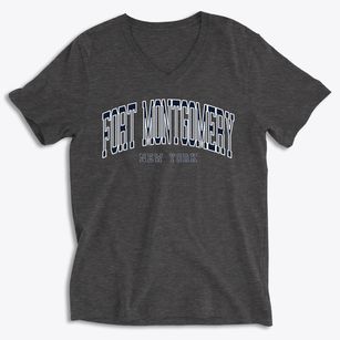 Fort Montgomery New York Traditional Soft Lightweight V-Neck