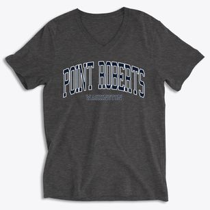 Point Roberts Washington Traditional Soft Lightweight V-Neck