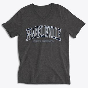 Franklinville North Carolina Traditional Soft Lightweight V-Neck